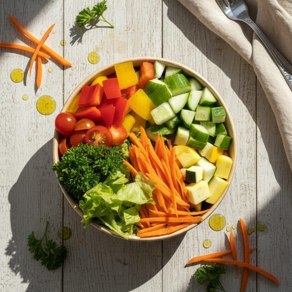 Greek Freak Salad / ग्रीक फ्रिक सलाड