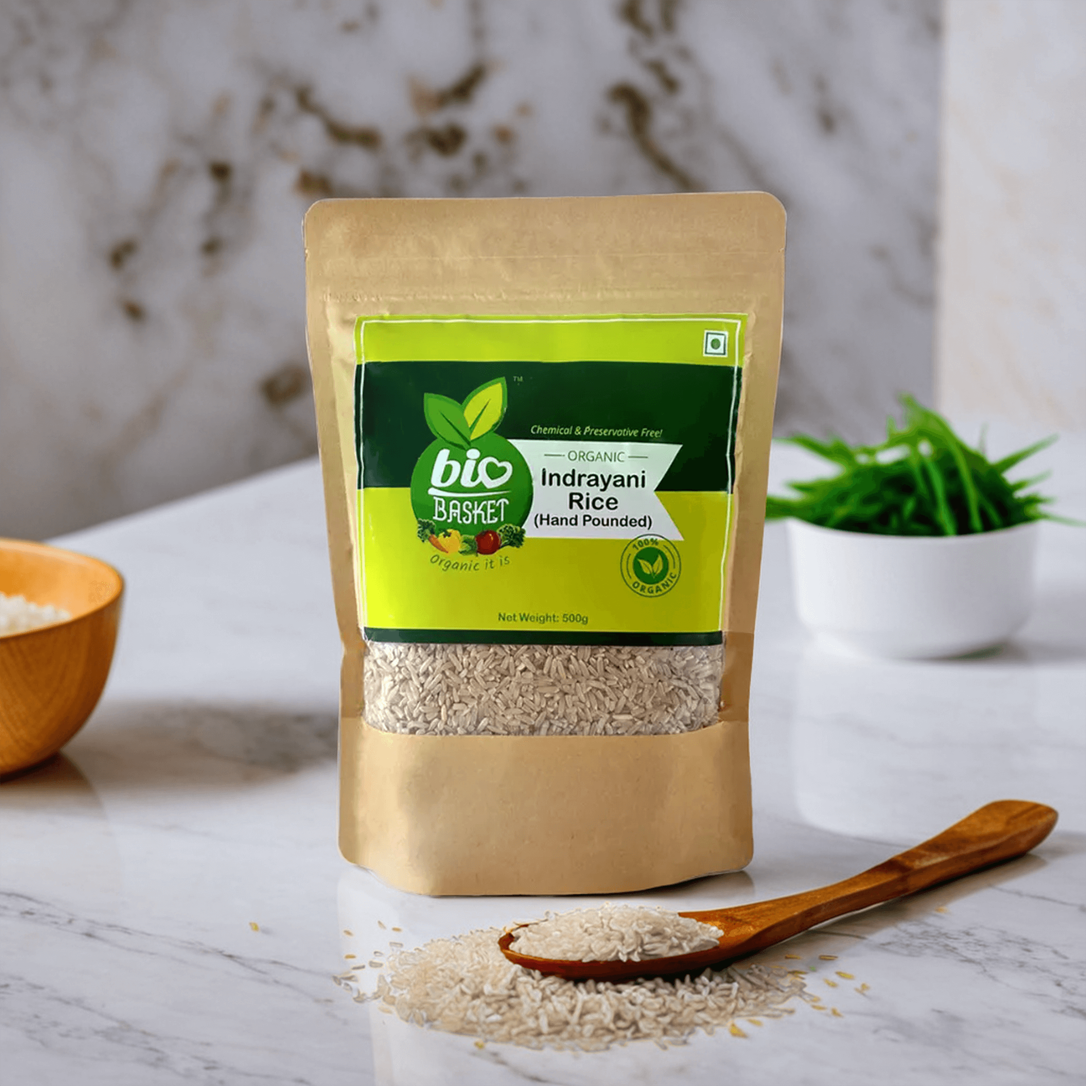 Indrayani Rice (Hand Pounded) / इंद्रायणी तांदूळ (हातसडी तांदूळ)