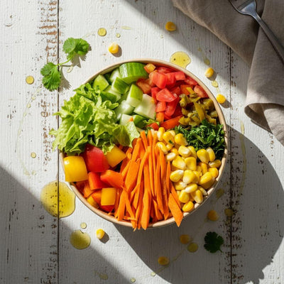 Corn Chaat Salad / कॉर्न चाट सलाड