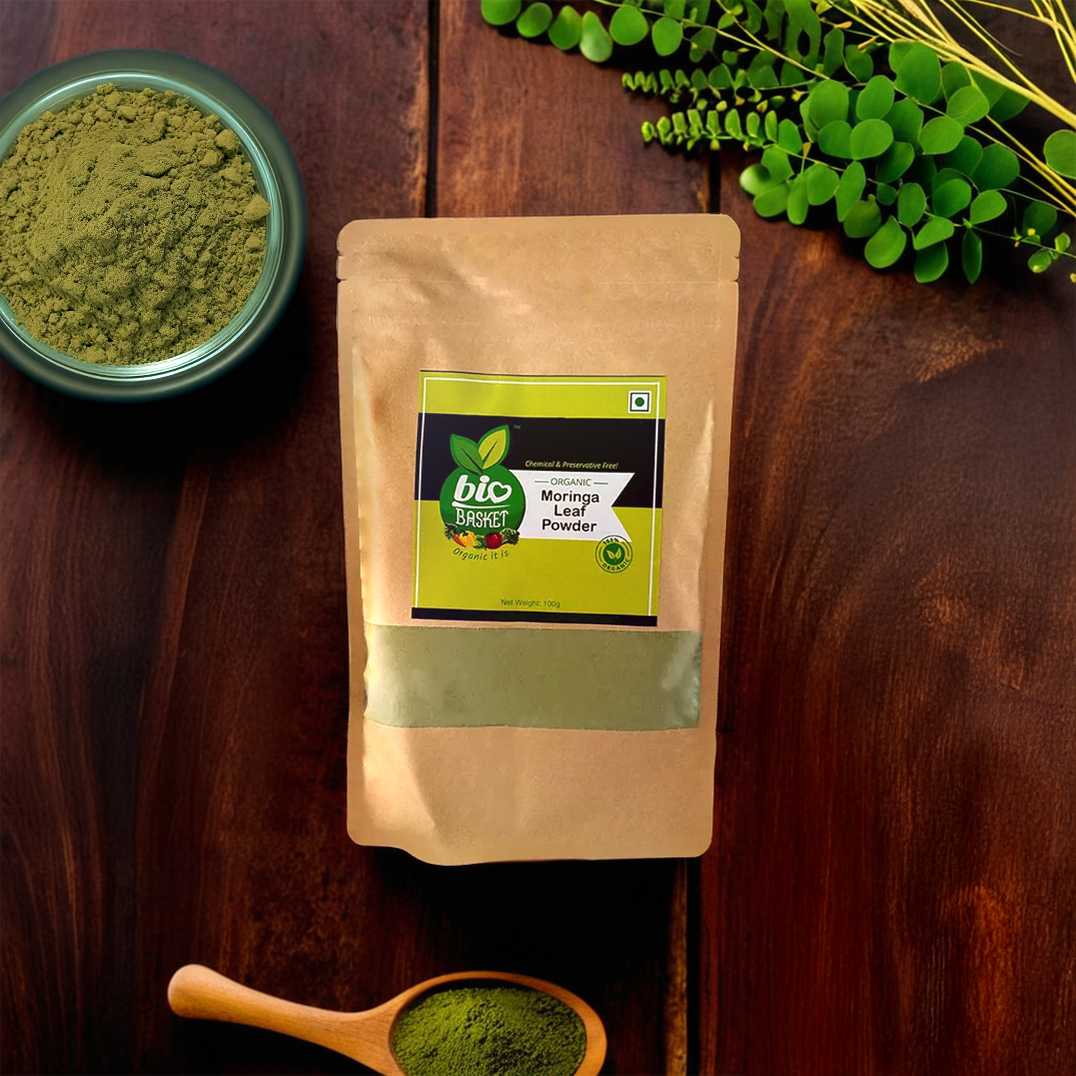 Moringa Leaf Powder / शेवग्याच्या पानाची पावडर