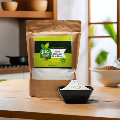Sona Masoori Rice Flour / तांदळाचे पीठ (सोना मसुरी)
